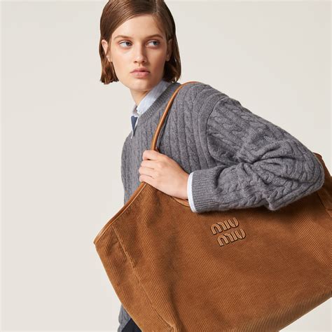 miu miu corduroy bag|Cinnamon Ivy Corduroy Bag .